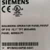 SIEMENS SINUMERIK OPERATOR PANELFRONT OP 012 6FC5203-0AF02-0AA1 -used-