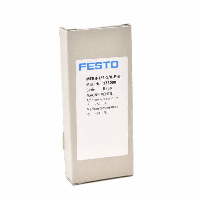 Festo Magnetventil  173000 MEBH-3/2-1/8-P-B -new-