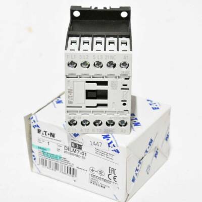 Eaton Contactor Leistungssch&uuml;tz 3kW 400V DILM7-01 DIL M7-01 -unused-