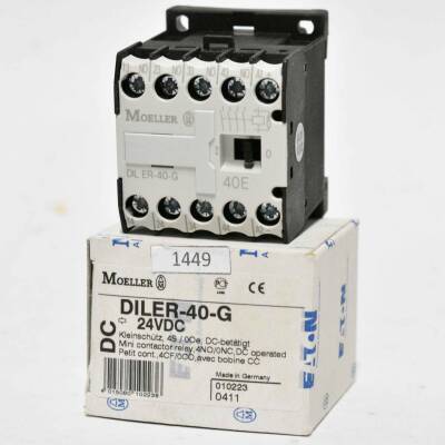 Moeller Kleinsch&uuml;tz Mini contactor relay DILER-40-G DIL ER-40-G -unused-