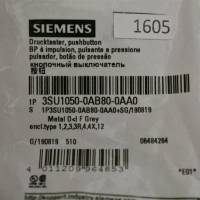 Siemens Drucktaster Pushbutton Metall Grey 3SU1050-0AB80-0AA0 -sealed-
