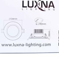 LUXNA LED Downlight 8W 4000K 800lm Deckenlampe Spot Weiss...