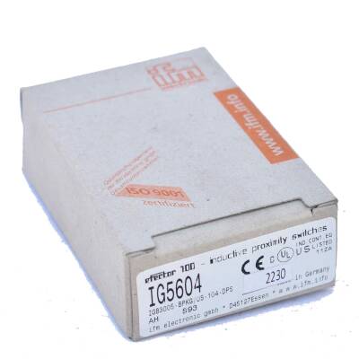 IFM Induktiver Sensor Efector 100 IG5604 IGB3005-BPKG/US-104-DPS -unused-