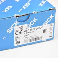 SICK WLG4S-3P3432V / 1046449 Lichtschranke W4S-3 Inox Glass sensor -new-