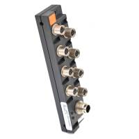 Lumberg Busmodul Sensor Aktor Box M8 Verteiler  ASBSM 8/LED 3 -used-
