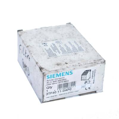 Siemens Sch&uuml;tz 4kW 400V 230V AC 50/60Hz 3TF40 11-0AP0 3TF4011-0AP0 -new-