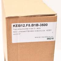 KEB Frequenzumrichter Combivert F5B 4kW KEB12.F5.B1B-3500...