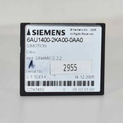 Siemens Simotion D4xx 6AU1400-2KA00-0AA0 6AU1 400-2KA00-0AA0 -used-