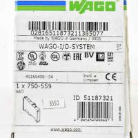 WAGO I/O System 750/753 4-Kanal-Analogausgang; DC 0 &hellip; 10 V 750-559 -unsld-