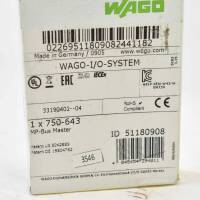 Wago I/O System 750/753 MP-Bus-Master 750-643 -new-