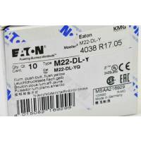 1x Eaton Leuchtdrucktaste RMQ-Titan flach  gelb 216929 M22-DL-Y M22-DL-YQ -new-
