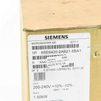 Siemens Micromaster 1,5kW 6SE6420-2AB21-5BA1 6SE6 420-2AB21-5BA1 -new-
