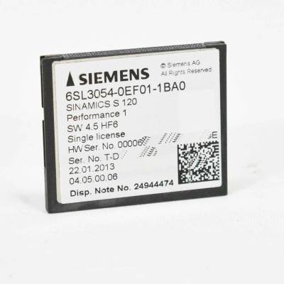 Siemens Sinamics S120 6SL3054-0EF01-1BA0 Single license -used-